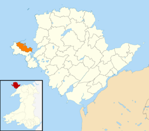 Wales Anglesey Community Holyhead map.svg