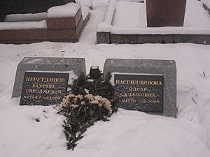 Могила советского политического деятеля Ядгар Насриддиновой