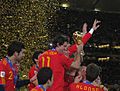 2010 FIFA World Cup Spain with cup