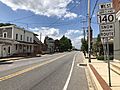 2019-05-20 14 01 31 View west along Maryland State Route 140 (Baltimore Street) just west of Maryland State Route 194 (Frederick Street-York Street) in Taneytown, Carroll County, Maryland