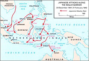 ABDA Japanese attacks