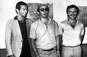 AS Roma - Luciano Spinosi, Luciano Moggi and Roberto Pruzzo