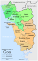 Administrative map of Goa