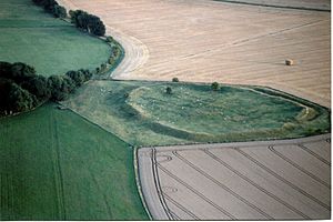 Alfred's Castle, Oxfordshire, aerial view from North.jpg