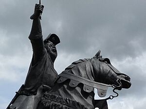 All or nothing - Owain Glyndwr statue, Corwen - geograph.org.uk - 1862001