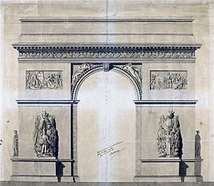 Arc de Triomphe de l'Etoile - Projet Chalgrin - 02