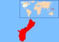 Archdiocese of Agaña map