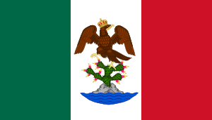 Bandera del Primer Imperio Mexicano