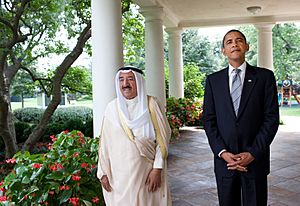 Barack Obama and Sheikh Sabah IV