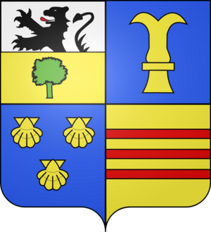 Blason ville fr Baraigne (Aude)