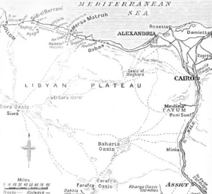 British military operations, Western Desert, 1914-1918
