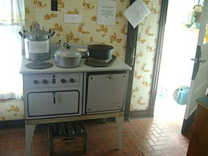 Celia Lathers' stove