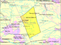 Census Bureau map of Plumsted Township, New Jersey