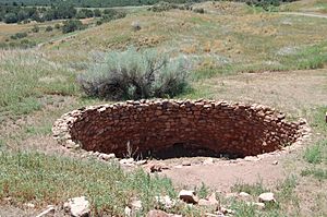 Ceremonial Kiva Remains at Pecos Pueblo (known historically as Cicuye)