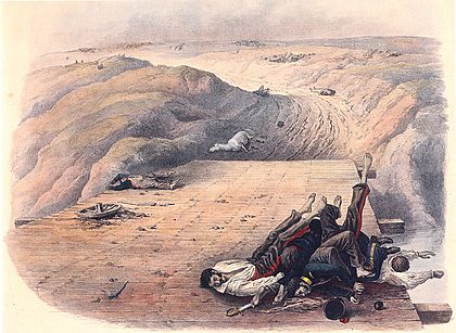 Christian Wilhelm von Faber du Faur - Dead soldiers of the Grand Armée (color)