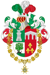 Coat of Arms of Marcelo Torcuato de Alvear (Order of Charles III)