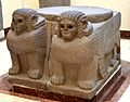 Column base in the shape of a double sphinx. From Sam'al. 8th century BC. Museum of the Ancient Orient, Istanbul