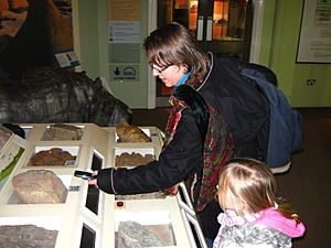 Derby Museum visitor uses QR Code