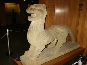 Eastern Han stone guardian, Donghan, Xuchang