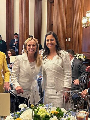 Elise Stefanik and Giorgia Meloni