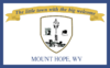 Flag of Mount Hope, West Virginia