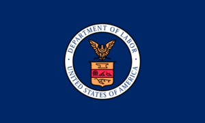 Flag of the United States Department of Labor (1915-1960)