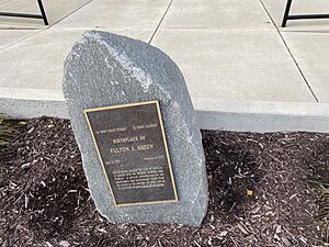 Fulton J. Sheen Birthplace Marker, El Paso, Illinois, November 2024