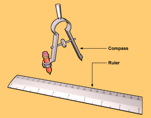 Geom compass ruler