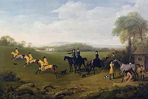 George Stubbs, 1759, 'Racehorses Exercising'