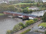 4 Florence Street/ Glasgow Green, Weir And Pipe Bridge