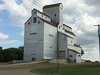 Grain Elevator at Homewood, Manitoba