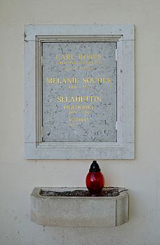 Gravestone Turhan Bey at Urnenhain Simmering