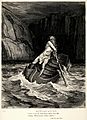 Gustave Doré - Dante Alighieri - Inferno - Plate 9 (Canto III - Charon)