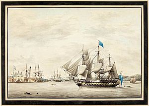 HMS Asia in Halifax Harbour, 1797