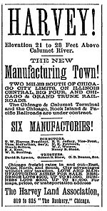 Harvey land for sale November 8, 1890 p. 10