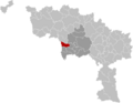 Hensies Hainaut Belgium Map