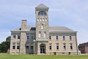 Hill Grade School Marion Co Kansas west facade