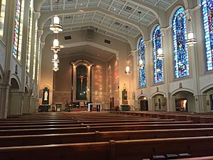 Interior of St Peter's Cathedral, Rockford IL