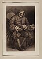 Jacobite broadside - Engraving of Simon Fraser, Lord Lovat (c. 1667-1747)