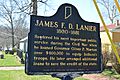 James F.D. Lanier historical marker