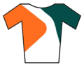 Jersey orangewhitegreen