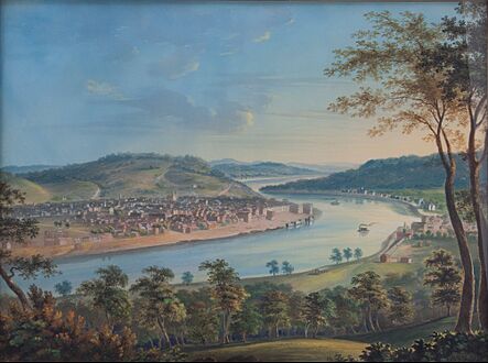 John Caspar Wild - View of Cincinnati From Covington - Google Art Project