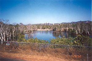 Kakadu's Ranger Uranium Mine viewed from the road
