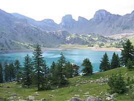 The Lac d'Allos