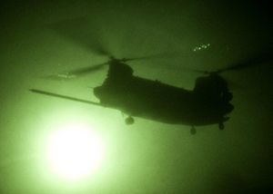 MH-47 Chinook Afghanistan night ops