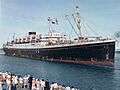 MV Georgic Australia, February 1949 (colorized)