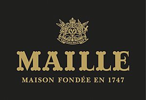 Maille Logo Black and Gold