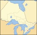 Map of Ontario BRANT