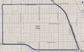 Map of Valley Village, Los Angeles, California