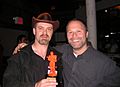 Matt Kelland and Keith Halper at the 2008 Machinima Film Festival